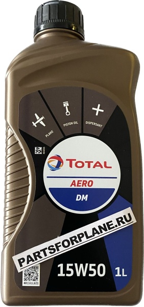Total AERO OIL DM 15W50 (В банку 1 л)  авиамасло для поршневых двигателей